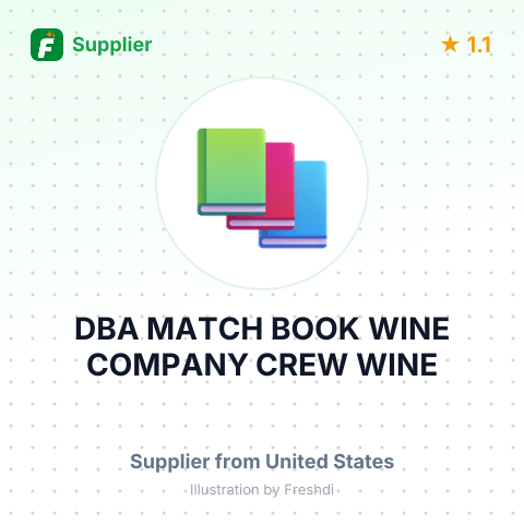 DBA MATCH BOOK WINE COMPANY CREW WINE – summary card, no photo uploaded yet