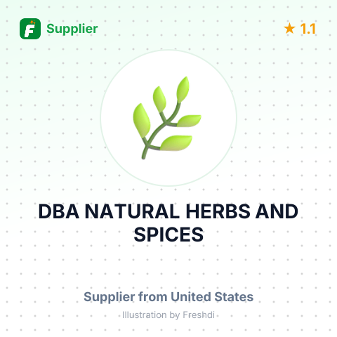 DBA NATURAL HERBS AND SPICES – summary card, no photo uploaded yet