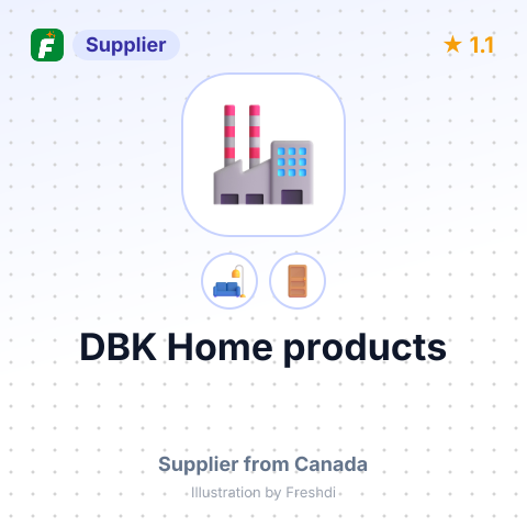 DBK Home products – summary card, no photo uploaded yet