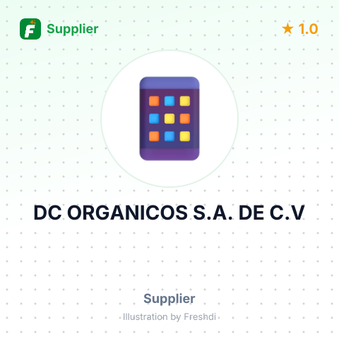 DC ORGANICOS S.A. DE C.V – summary card, no photo uploaded yet