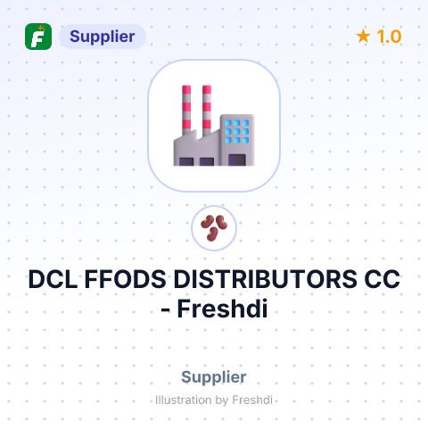 DCL FFODS DISTRIBUTORS CC – summary card, no photo uploaded yet