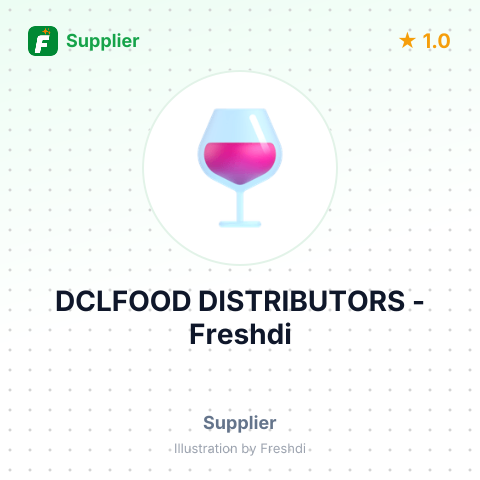 DCLFOOD DISTRIBUTORS – summary card, no photo uploaded yet