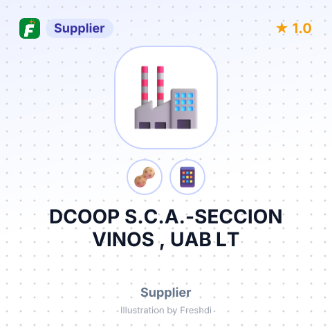 DCOOP S.C.A.-SECCION VINOS , UAB LT – summary card, no photo uploaded yet