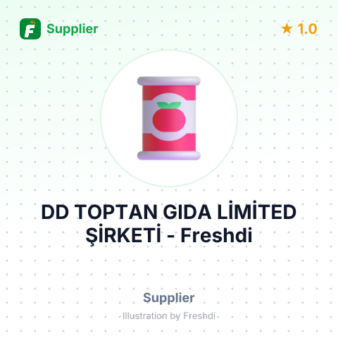DD TOPTAN GIDA LİMİTED ŞİRKETİ – summary card, no photo uploaded yet