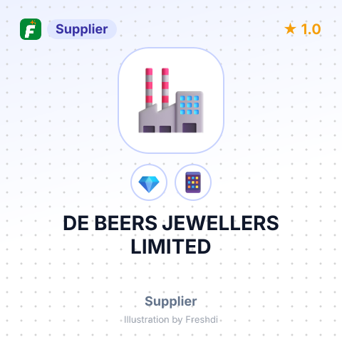 DE BEERS JEWELLERS LIMITED – summary card, no photo uploaded yet