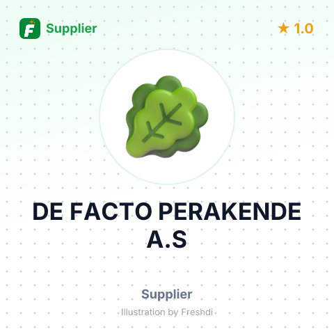 DE FACTO PERAKENDE A.S – summary card, no photo uploaded yet