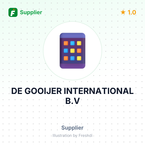 DE GOOIJER INTERNATIONAL B.V – summary card, no photo uploaded yet