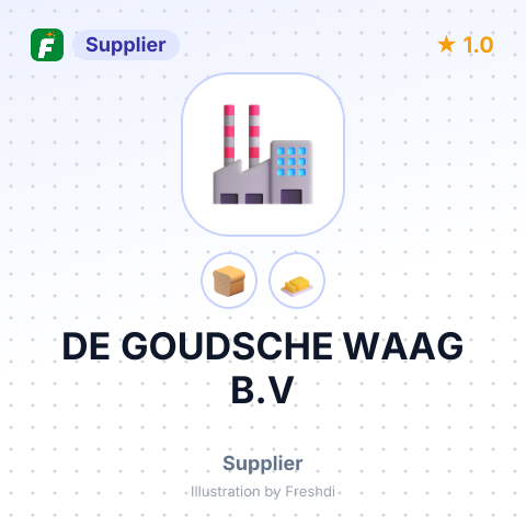 DE GOUDSCHE WAAG B.V – summary card, no photo uploaded yet