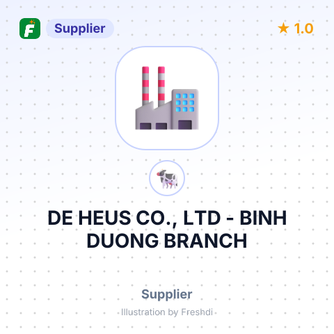 DE HEUS CO., LTD - BINH DUONG BRANCH – summary card, no photo uploaded yet