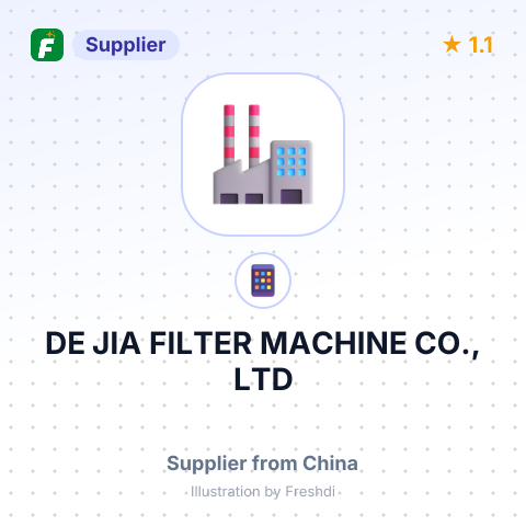 DE JIA FILTER MACHINE CO., LTD – summary card, no photo uploaded yet