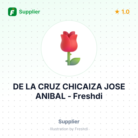 DE LA CRUZ CHICAIZA JOSE ANIBAL – summary card, no photo uploaded yet