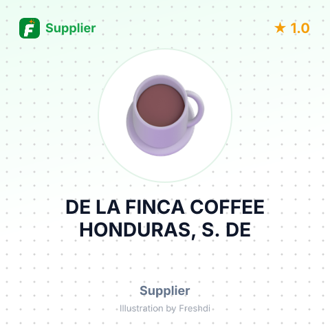DE LA FINCA COFFEE HONDURAS, S. DE – summary card, no photo uploaded yet