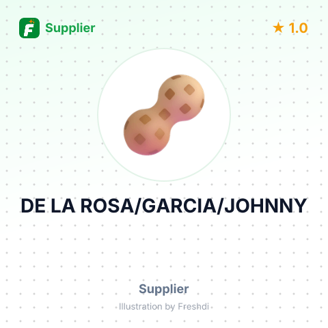 DE LA ROSA/GARCIA/JOHNNY – summary card, no photo uploaded yet
