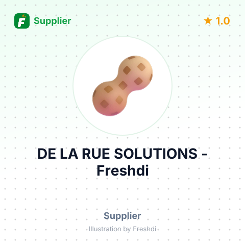 DE LA RUE SOLUTIONS – summary card, no photo uploaded yet