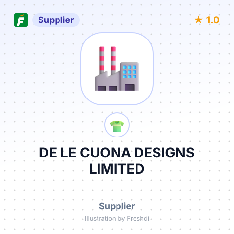 DE LE CUONA DESIGNS LIMITED – summary card, no photo uploaded yet