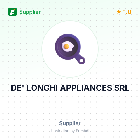 DE' LONGHI APPLIANCES SRL – summary card, no photo uploaded yet