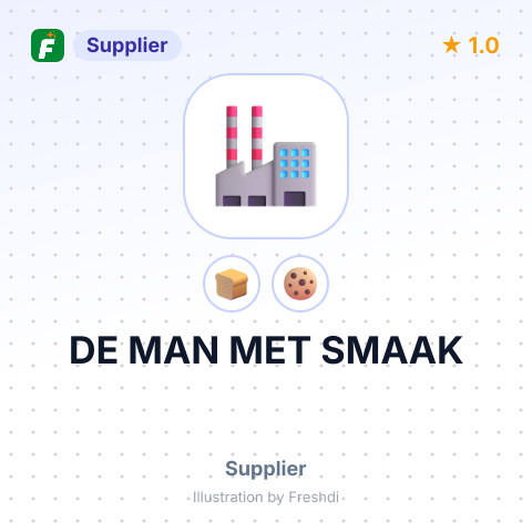DE MAN MET SMAAK – summary card, no photo uploaded yet