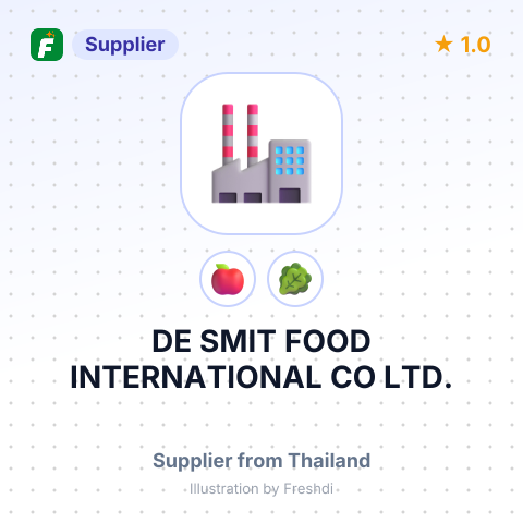 DE SMIT FOOD INTERNATIONAL CO LTD. – summary card, no photo uploaded yet
