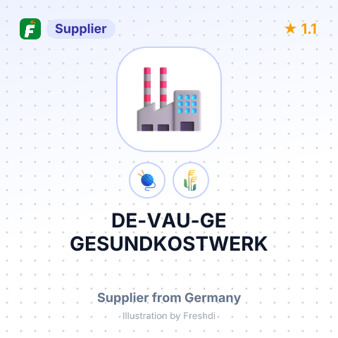 DE-VAU-GE GESUNDKOSTWERK – summary card, no photo uploaded yet