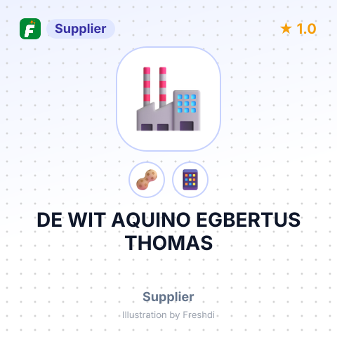 DE WIT AQUINO EGBERTUS THOMAS – summary card, no photo uploaded yet