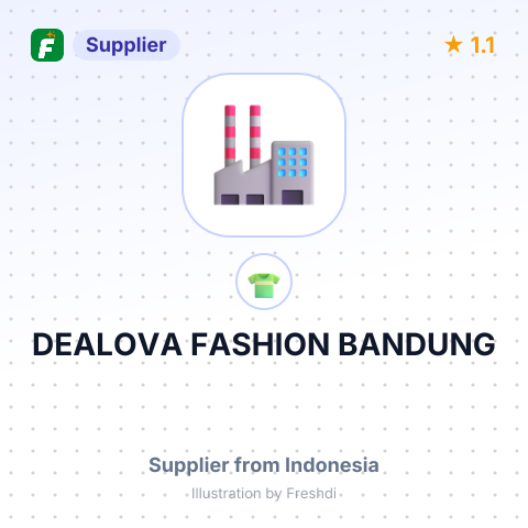 DEALOVA FASHION BANDUNG – summary card, no photo uploaded yet