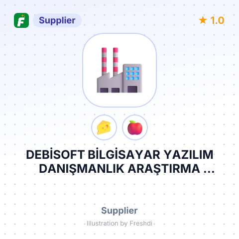 DEBİSOFT BİLGİSAYAR YAZILIM DANIŞMANLIK ARAŞTIRMA GELİŞTİRME ELEKTRONİK OTOMASYON İTHALAT İHRACAT İMALAT SANAYİ VE TİCARET LTD – summary card, no photo uploaded yet