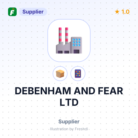 DEBENHAM AND FEAR LTD – summary card, no photo uploaded yet
