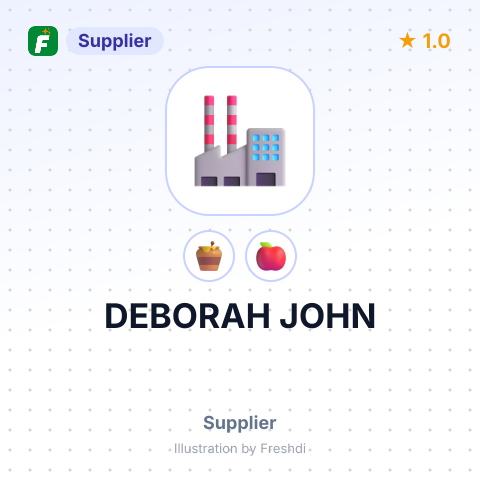 DEBORAH JOHN – summary card, no photo uploaded yet