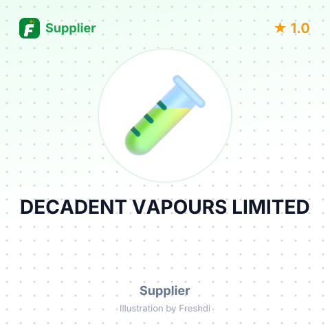 DECADENT VAPOURS LIMITED – summary card, no photo uploaded yet