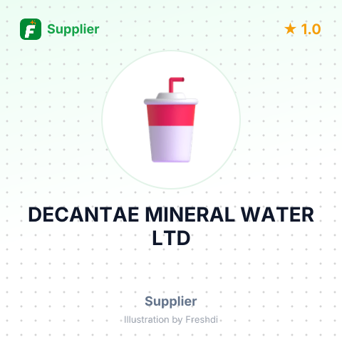 DECANTAE MINERAL WATER LTD – summary card, no photo uploaded yet