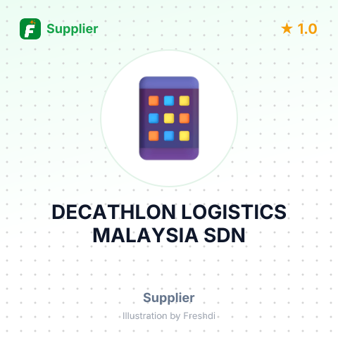 DECATHLON LOGISTICS MALAYSIA SDN – summary card, no photo uploaded yet