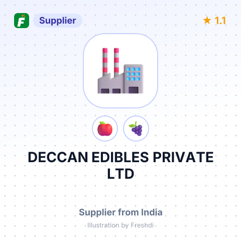 DECCAN EDIBLES PRIVATE LTD – summary card, no photo uploaded yet