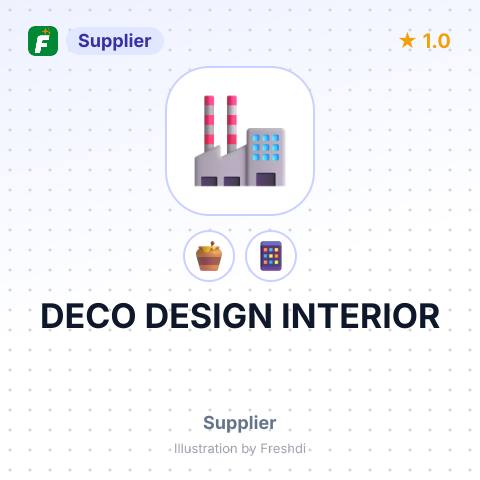 DECO DESIGN INTERIOR – summary card, no photo uploaded yet