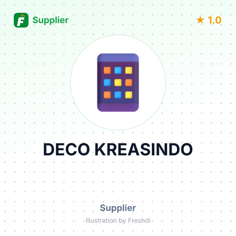 DECO KREASINDO – summary card, no photo uploaded yet