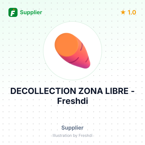 DECOLLECTION ZONA LIBRE – summary card, no photo uploaded yet