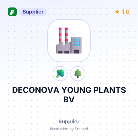 DECONOVA YOUNG PLANTS BV – summary card, no photo uploaded yet