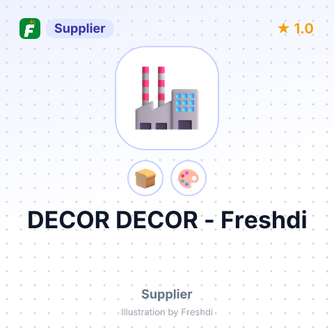 DECOR DECOR – summary card, no photo uploaded yet