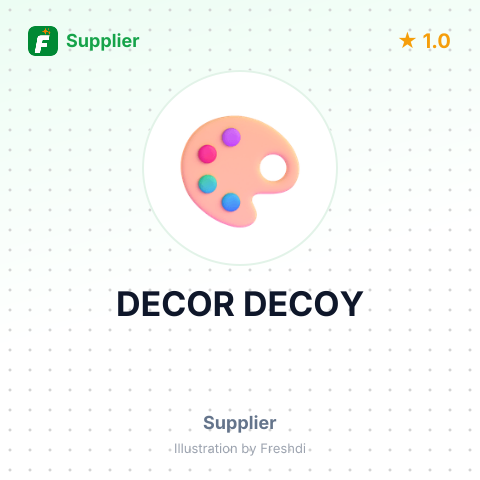 DECOR DECOY – summary card, no photo uploaded yet
