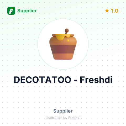 DECOTATOO – summary card, no photo uploaded yet