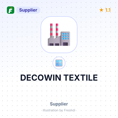 DECOWIN TEXTILE – summary card, no photo uploaded yet