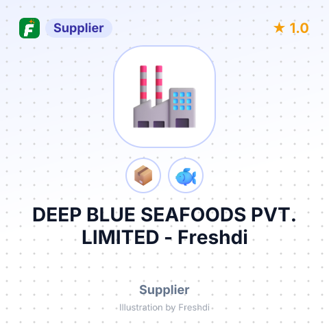 DEEP BLUE SEAFOODS PVT. LIMITED – summary card, no photo uploaded yet