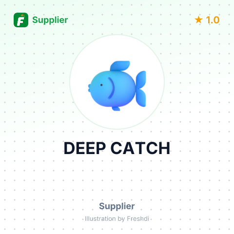 DEEP CATCH – summary card, no photo uploaded yet
