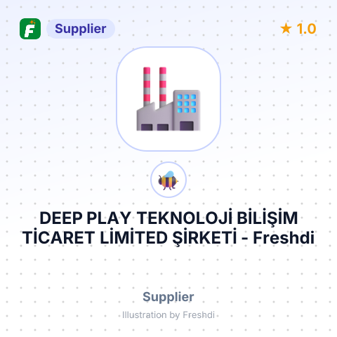 DEEP PLAY TEKNOLOJİ BİLİŞİM TİCARET LİMİTED ŞİRKETİ – summary card, no photo uploaded yet