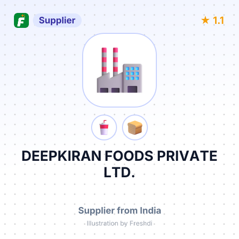 DEEPKIRAN FOODS PRIVATE LTD. – summary card, no photo uploaded yet