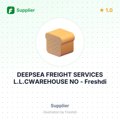 DEEPSEA FREIGHT SERVICES L.L.CWAREHOUSE NO – summary card, no photo uploaded yet