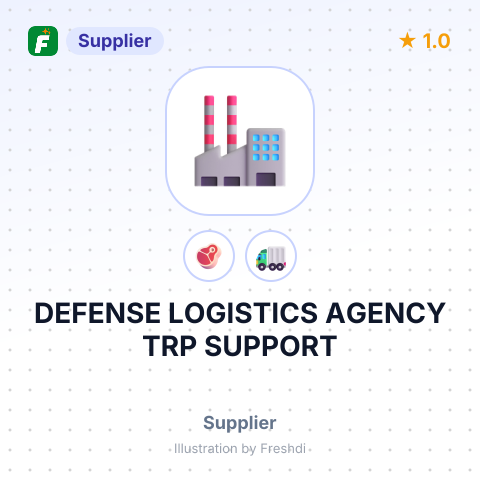 DEFENSE LOGISTICS AGENCY TRP SUPPORT – summary card, no photo uploaded yet