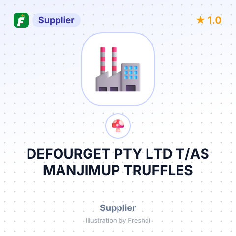 DEFOURGET PTY LTD T/AS MANJIMUP TRUFFLES – summary card, no photo uploaded yet