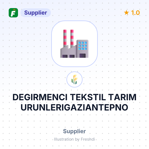 DEGIRMENCI TEKSTIL TARIM URUNLERIGAZIANTEPNO – summary card, no photo uploaded yet