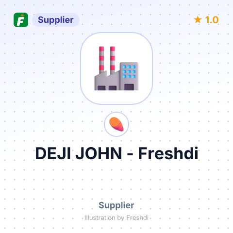 DEJI JOHN – summary card, no photo uploaded yet