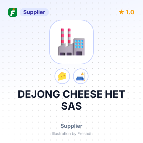 DEJONG CHEESE HET SAS – summary card, no photo uploaded yet